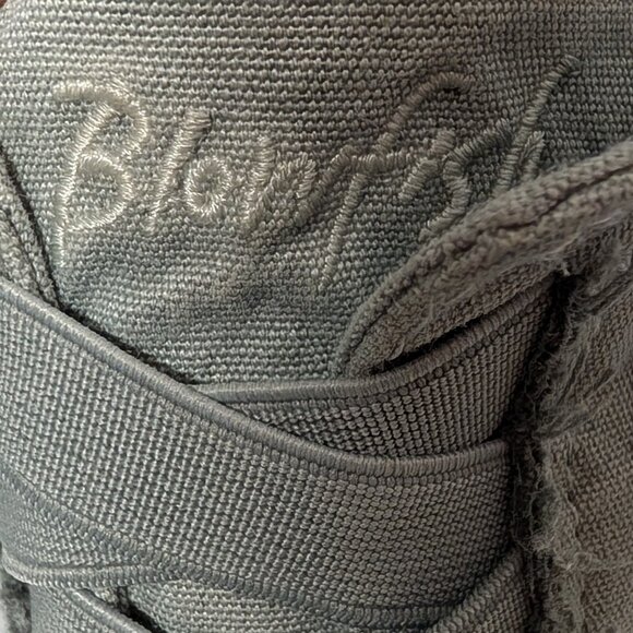 Blowfish Malibu Mamba Platform Sneaker in Sweet Gray Color Washed Canvas - Picture 4 of 16